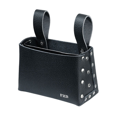 Nageltasche ARMIN, Vollrindleder, schwarz