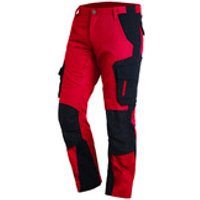 Berufshose FLORIAN, rot/schwarz, Größe 52 Bild 2