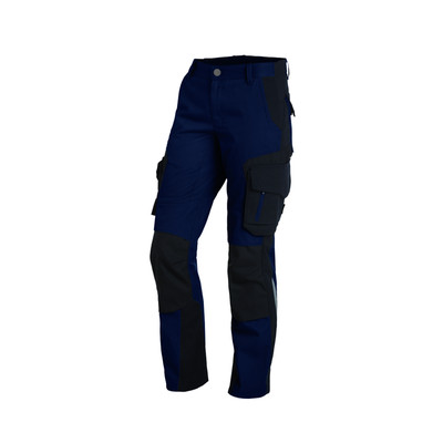 Berufshose ALMA, marineblau/schwarz, Größe 40