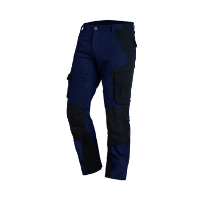 Berufshose FLORIAN, marineblau/schwarz, Größe 58