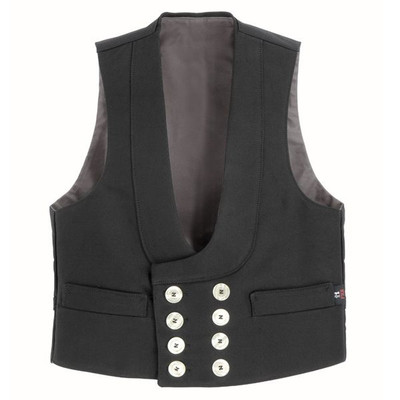 Zunftweste DETLEF 70187, schwarz, Größe 60