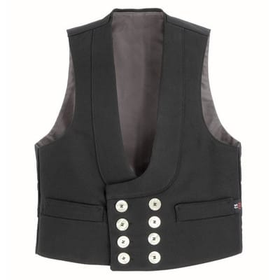 Zunftweste DETLEF 70187, schwarz, Größe 60