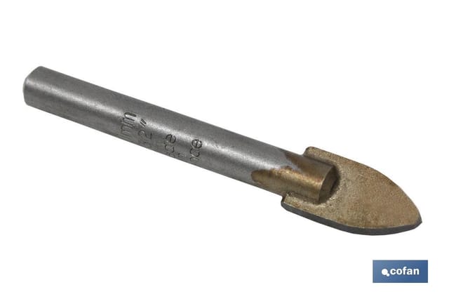 Spitzbogenbohrer für Glas, Keramik und Steinzeug 9 mm