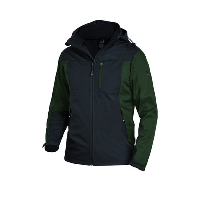 Wetter- und Kälteschutz-Softshelljacke JANNIK, oliv/schwarz, Größe XL