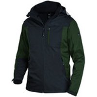 Wetter- und Kälteschutz-Softshelljacke JANNIK, oliv/schwarz, Größe XL Bild 2