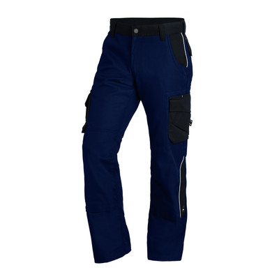 Berufshose BRUNO, marineblau/schwarz, Größe 52