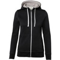 Damen Kapuzenjacke Bonded 255, schwarz/silber, Größe 2XL Bild 2
