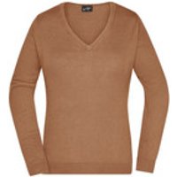 Damen V-Pullover JN658, camel-braun, Größe XS Bild 2
