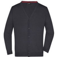 Herren Strickjacke JN661, schwarz, Größe S Bild 2