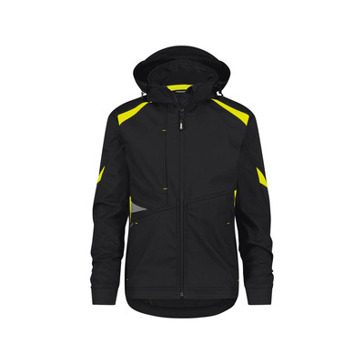 LOGIX - KALAMA Jacke, schwarz/warngelb, Größe 4XL