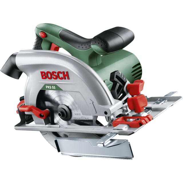 Bosch - Schnurgebundene Kreissäge 1200 w ø 160 x 20 mm mit Parallelanschlag - pks 55