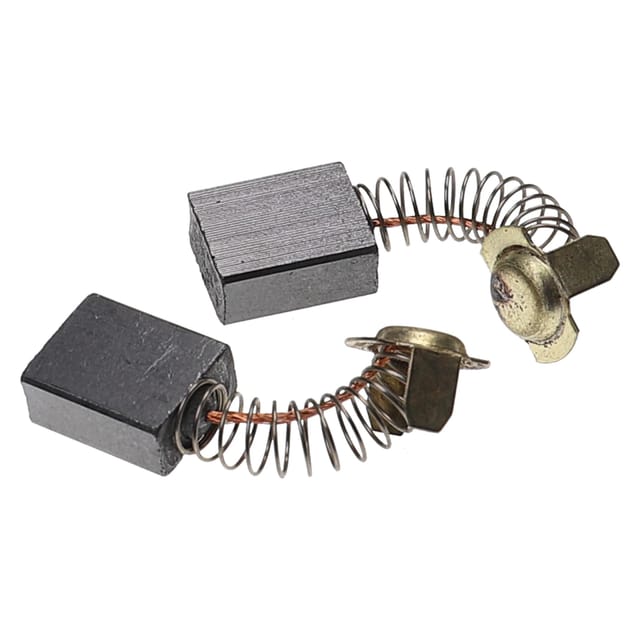 Vhbw - 2x Kohlebürste 7 x 13 x 17 mm kompatibel mit Hitachi H55SC, H55SA, DH45MR, DH50SB, DH50SA1, DH50SBK Elektrowerkzeug + Feder