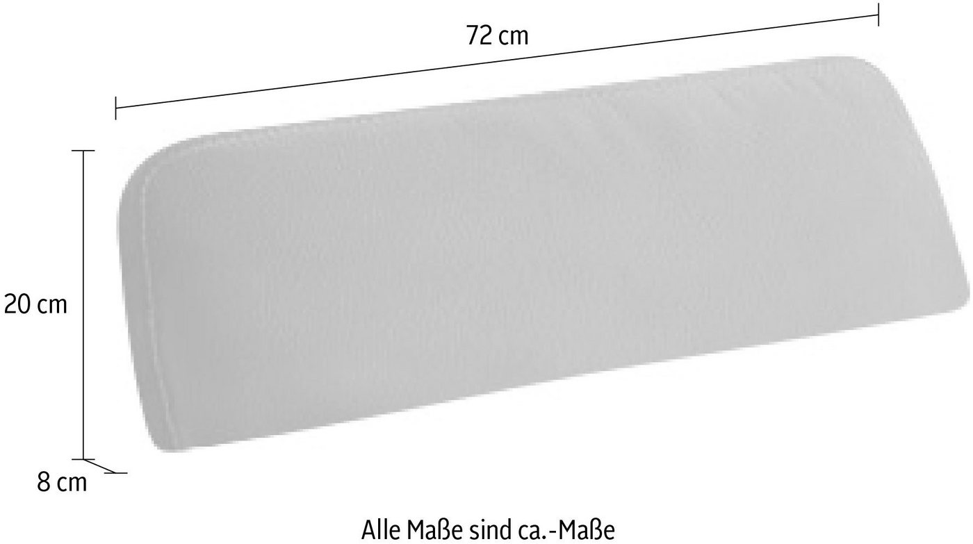 W.SCHILLIG Sofakissen run, Nierenkissen, Breite 72 cm Bild 2