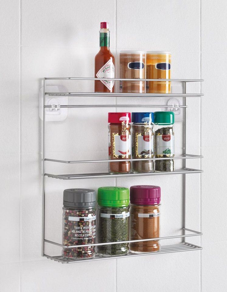 Metaltex Gewürzregal Paprika-3, 1-tlg., 3 Etagen, mit Metaltex-Polytherm® Beschichtung