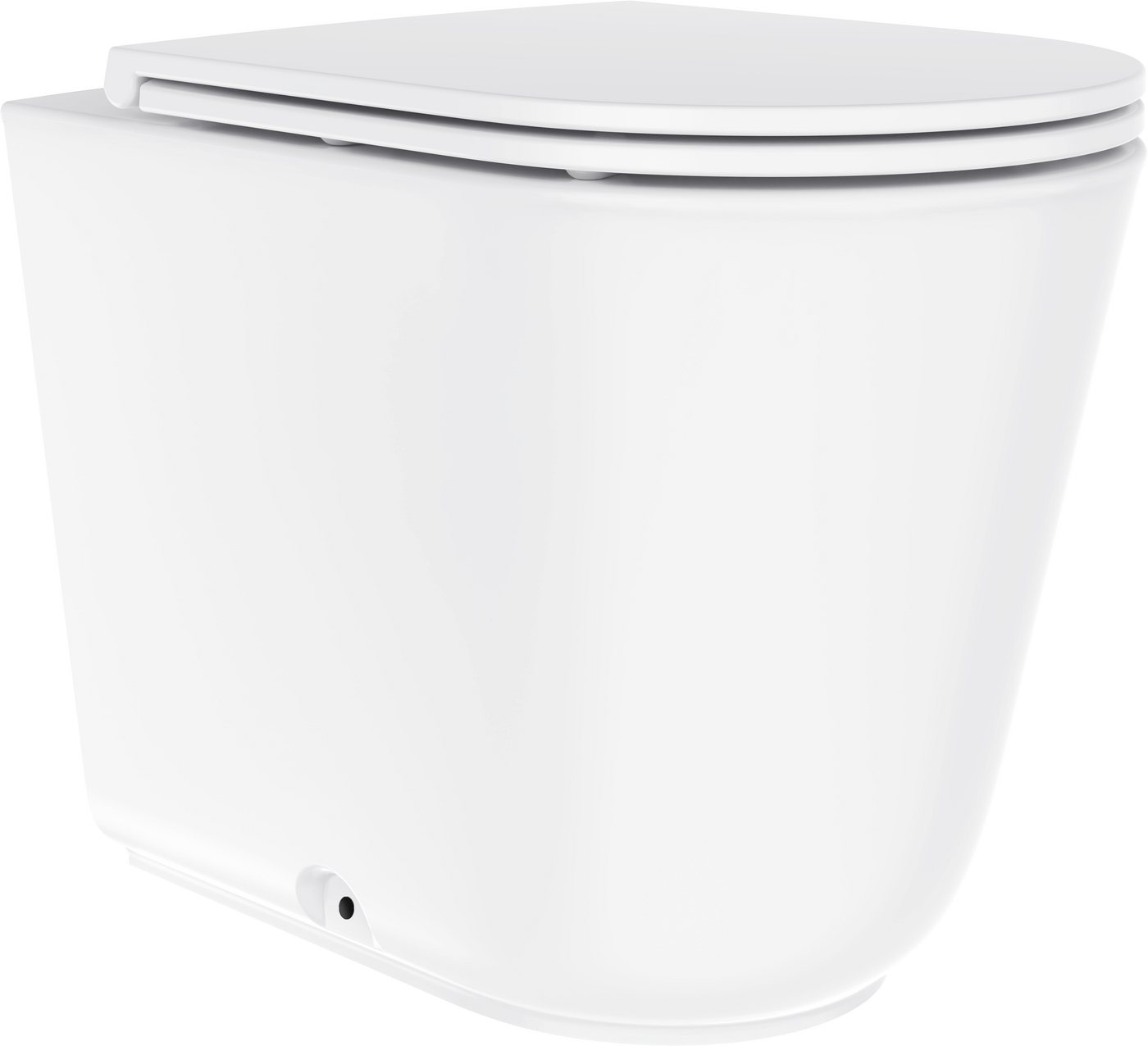 welltime Tiefspül-WC Cascata Design, bodenstehend, Abgang waagerecht, Vortex-Flush Bild 4