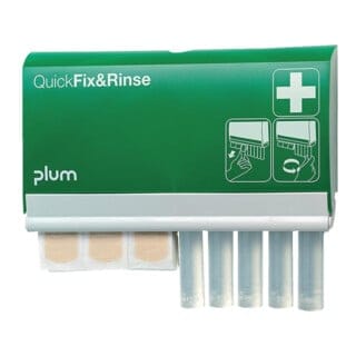 Spender QickFix u. Rinse, Pflaster und Ampullen