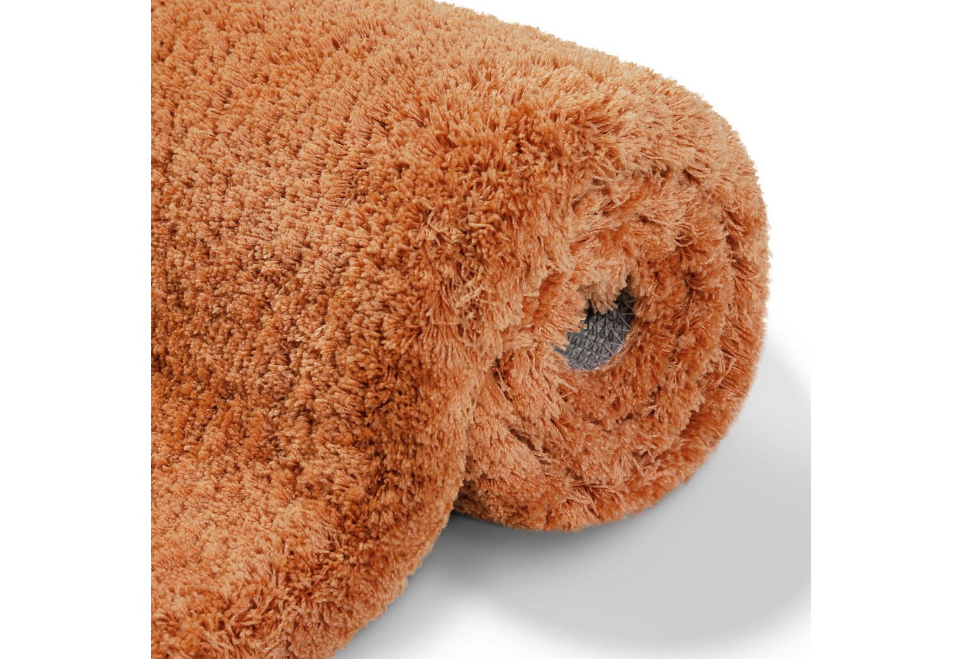 OTTO home Badematte Kaarin, uni, viele Farben, Badvorleger, Badezimmer Teppich, Höhe 30 mm, rutschhemmend beschichtet, fußbodenheizungsgeeignet, Polyester, rechteckig, Badteppich, getuftet, flauschig, hochflor, große Farbauswahl