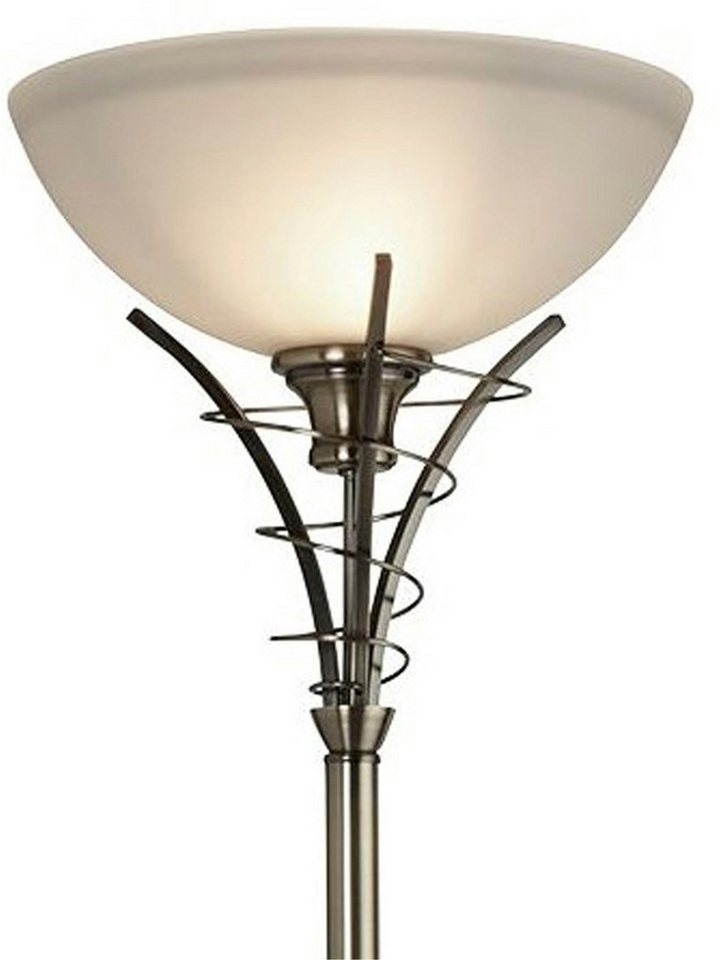 Searchlight Stehlampe Linea Stehleuchte - Antikes Messing und Glas, ohne Leuchtmittel Bild 4