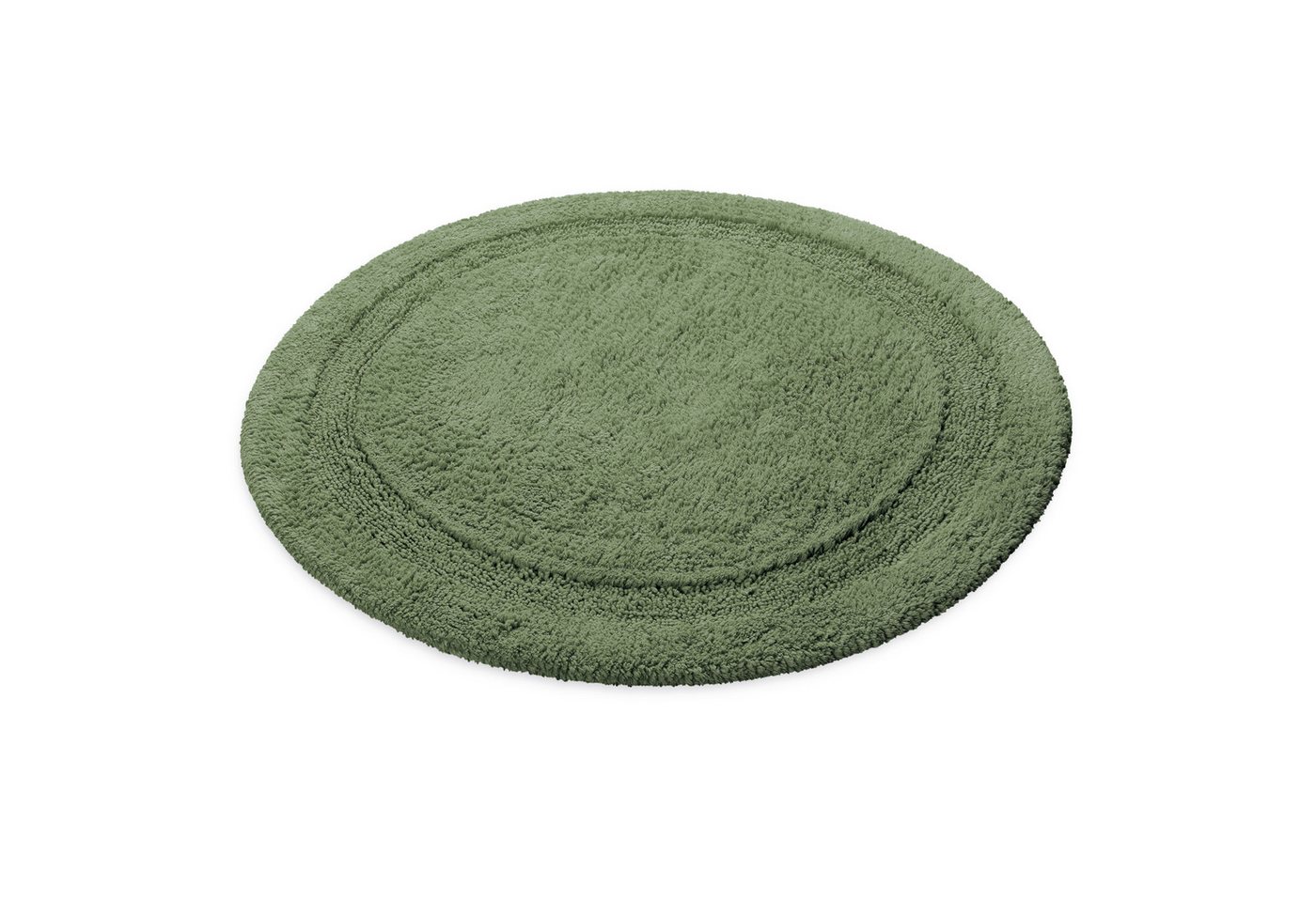 OTTO home Badematte Meellor, uni, viele Farben, Badvorleger, Badezimmer Teppich, Höhe 20 mm, rutschhemmend beschichtet, fußbodenheizungsgeeignet, Baumwolle, rund, Badteppich, getuftet, modern, Uni, antirutsch, flauschig, Baumwolle