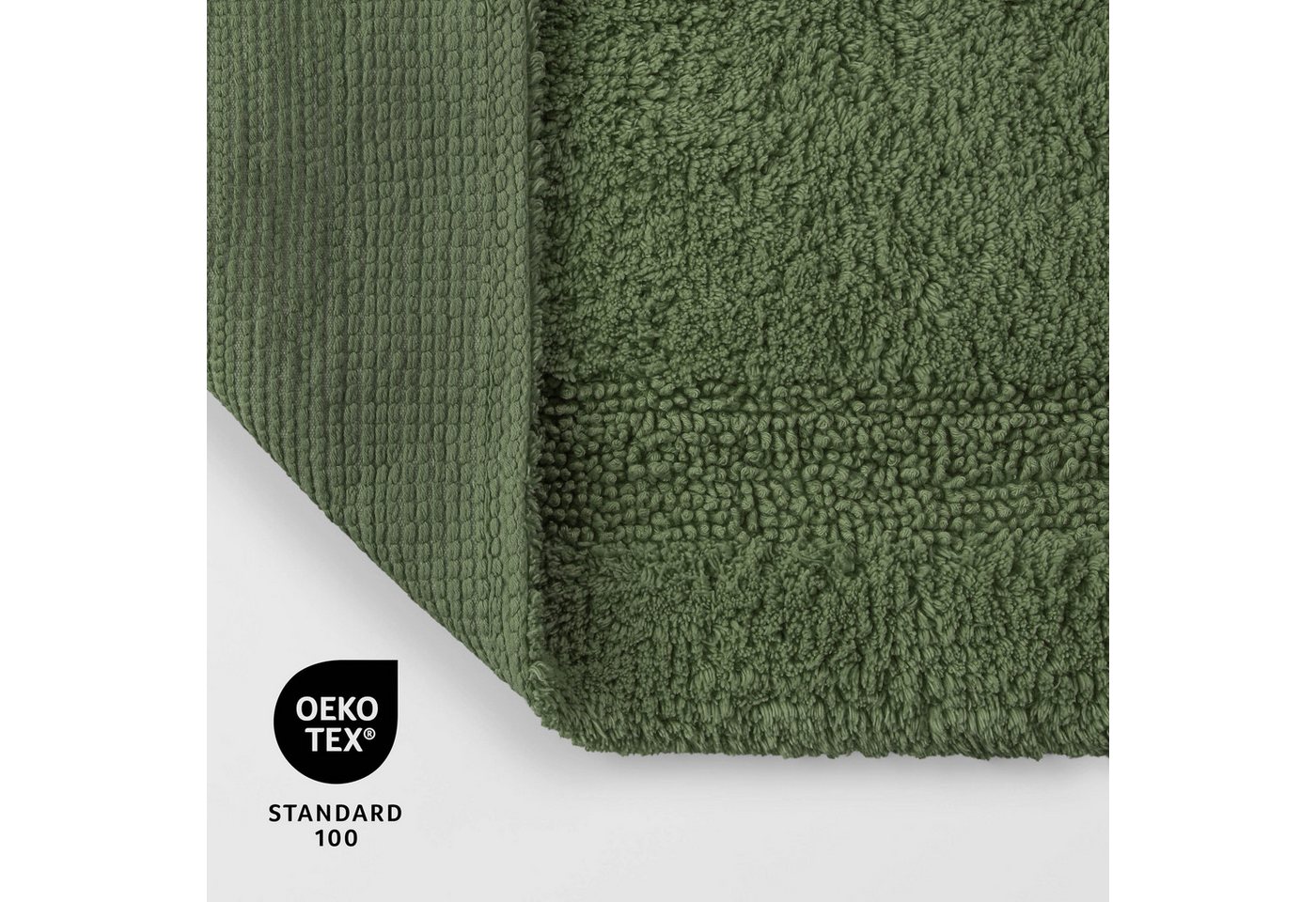OTTO home Badematte Meellor, uni, viele Farben, Badvorleger, Badezimmer Teppich, Höhe 20 mm, rutschhemmend beschichtet, fußbodenheizungsgeeignet, Baumwolle, rund, Badteppich, getuftet, modern, Uni, antirutsch, flauschig, Baumwolle Bild 5