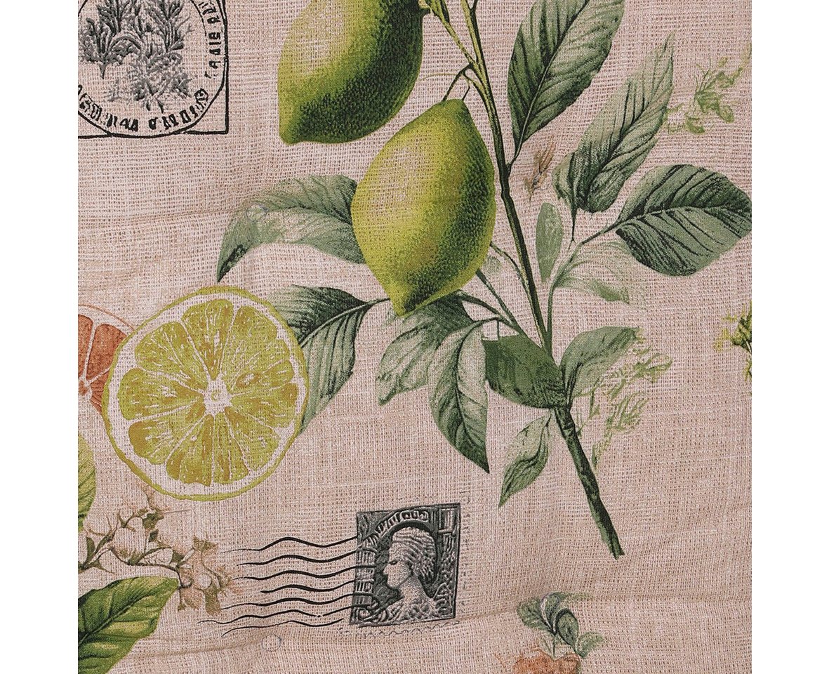 GO-DE Zierkissen Klara, (Spar-Set, 2 St), Lemon sand - Maße BxLxH ca.: 48 cm x 48 cm x cm Bild 3