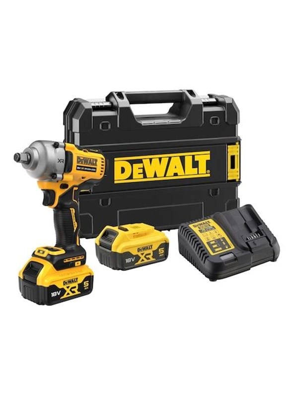Dewalt - Akku-Schlagschrauber DCF891P2T, 2x 5,0 Ah und Ladegerät in TSTAK-Box
