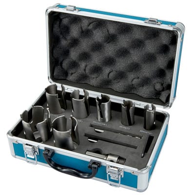 Electric Hole Saw D-51281 Kit (10 Stück), Professionelles Werkzeug Für Präzise Schnitte, Optimiertes Design, Hohe Festigkeit, Multi-geräte-kompatibilität, Farbe Blau. - Makita