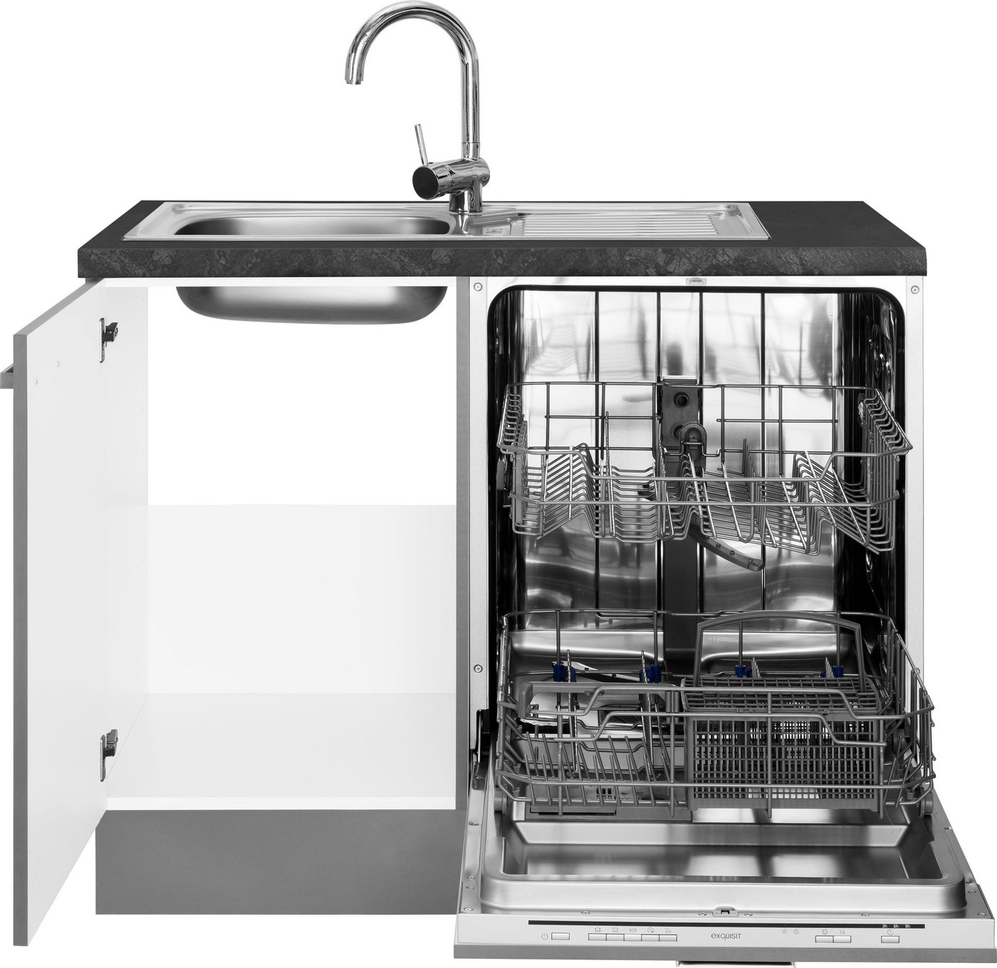 OPTIFIT Winkelküche Parma, mit E-Geräten, Stellbreite 215x175 cm