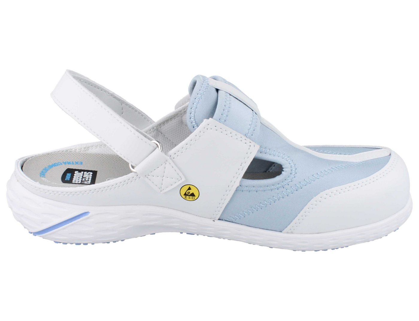 Safety Jogger SAFETY JOGGER Damen Berufsclogs hellblau - Größe: 36 Arbeitsschuh Wechselfußbett Bild 4