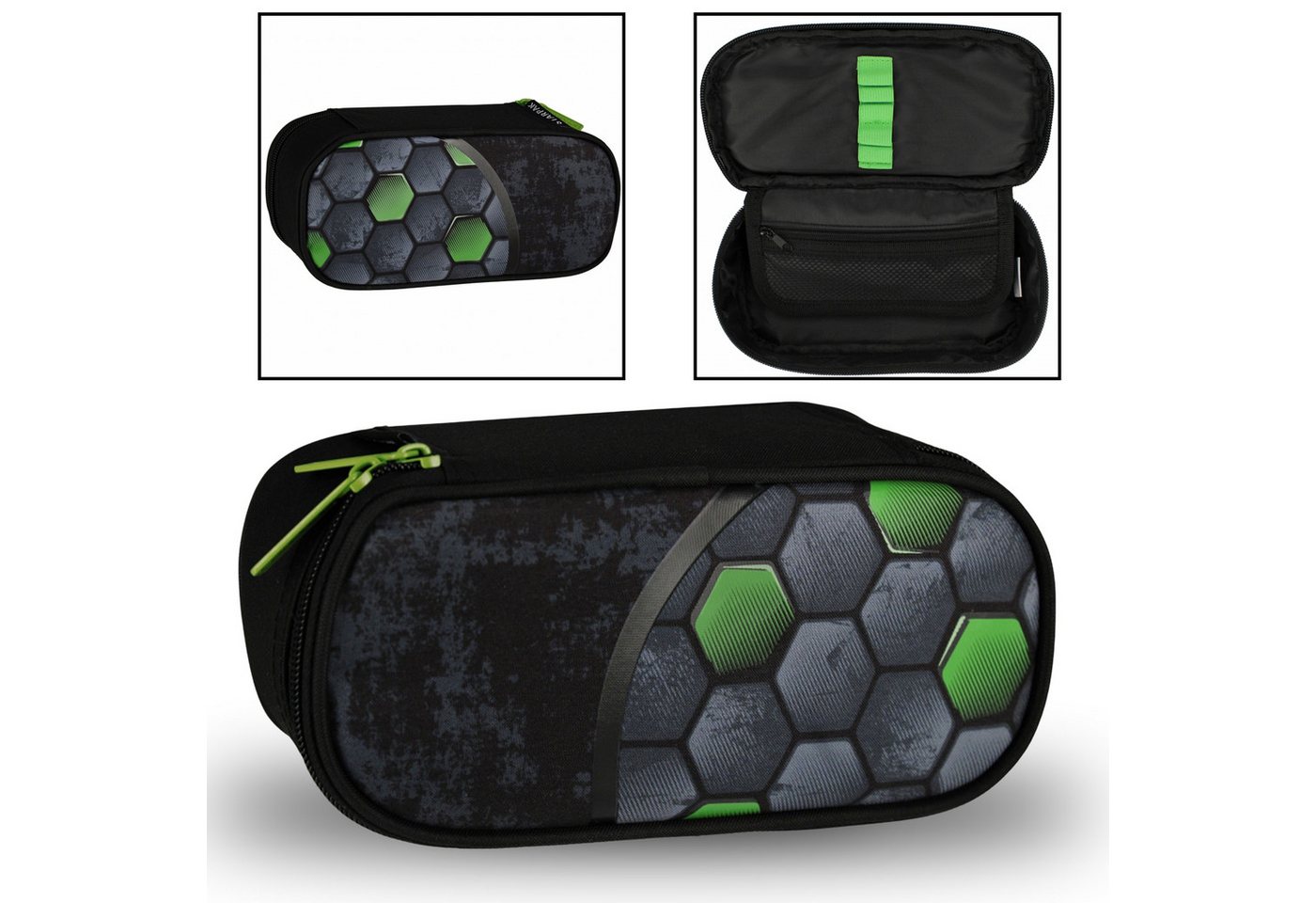 Sarcia.eu Federtasche Fußball Federtasche, Etui mit Reißverschluss, für Jungen Bild 5