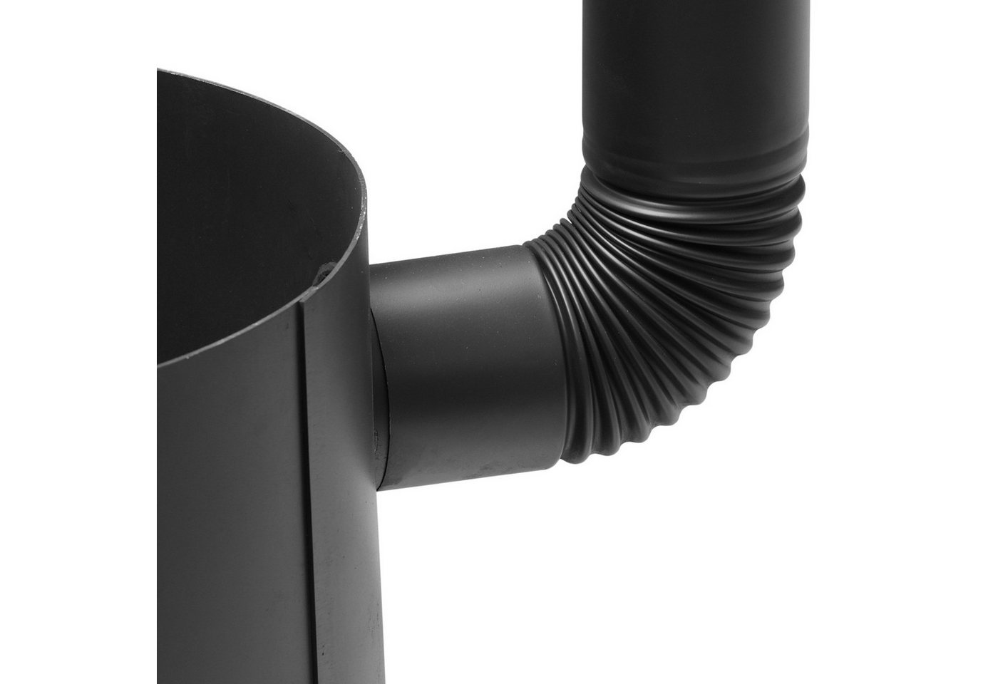 BIG-PAN Feuerstelle Ø36cm Uchag 2 mm Stahl Abzugsrohr Adapter-Ringe Utschak Feldküche Bild 5