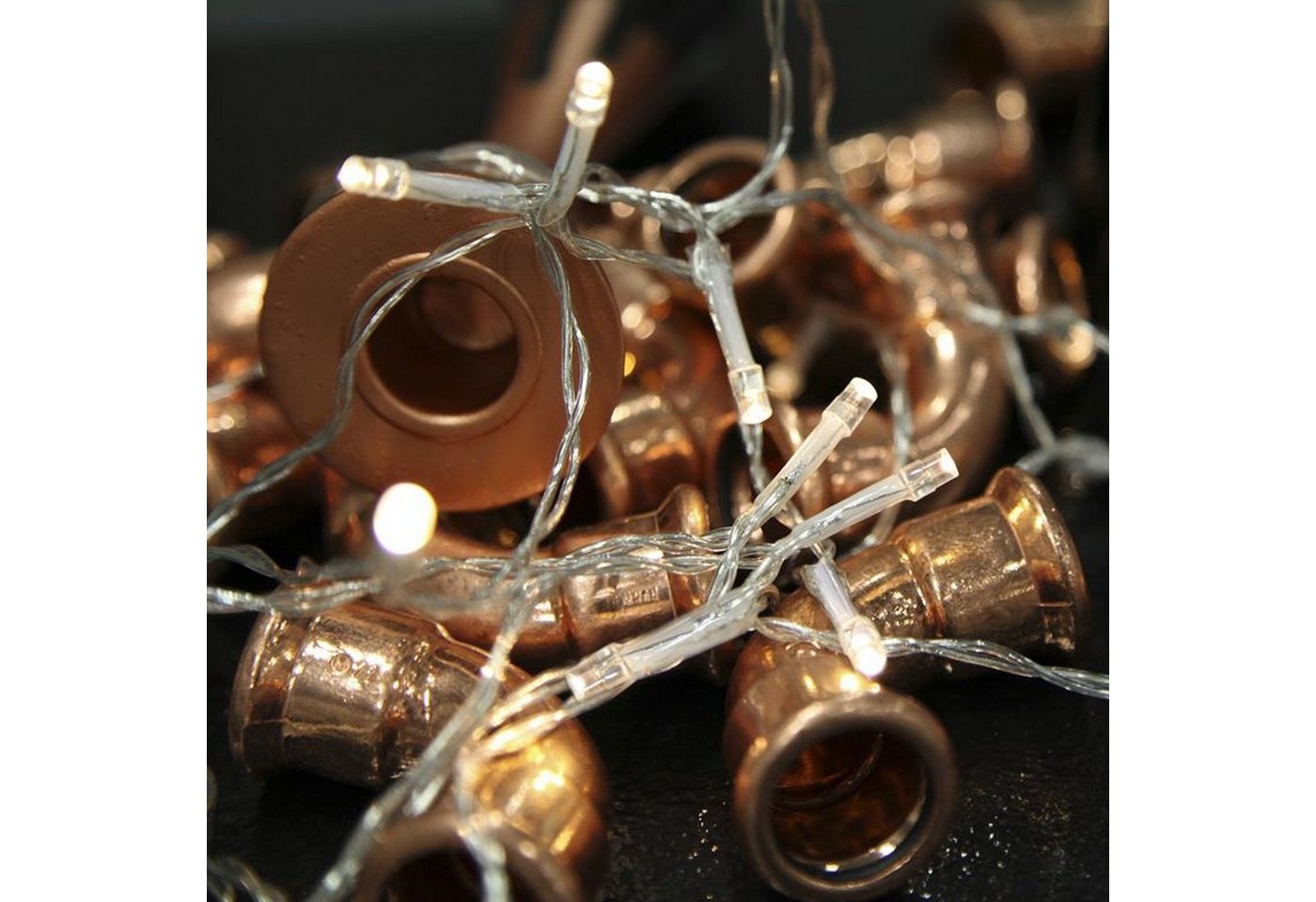 STAR TRADING LED-Lichterkette LED Lichterkette Weihnachtslichterkette 20 LED Batterie 1,9m für Innen, 20-flammig