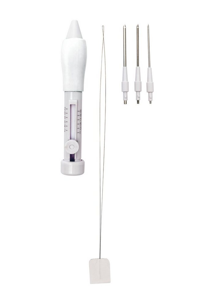 Rico Design Sticknadeln Sticktwist-Nadel-set Punch Needle, 13 cm