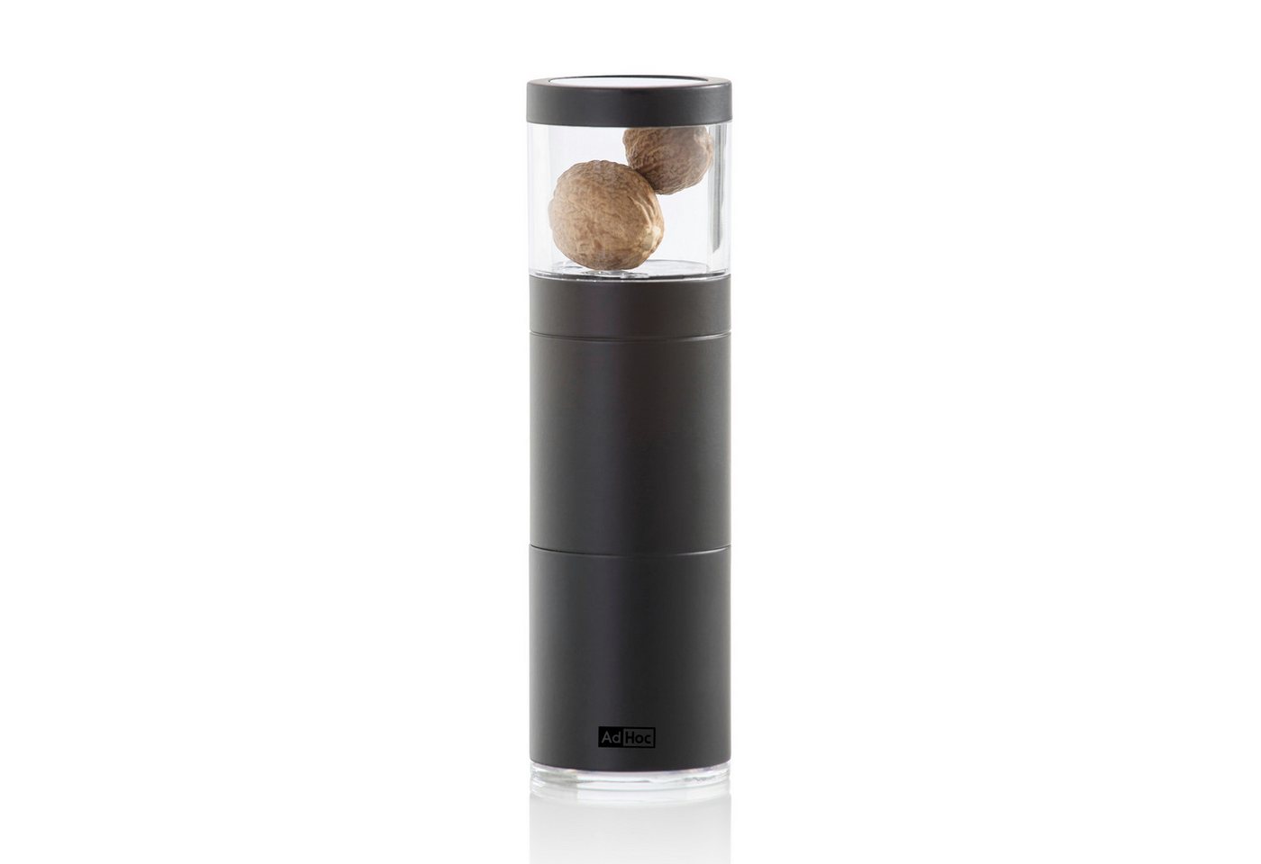 AdHoc Muskatmühle Muskatino manuell, (1 Stück), ideal für Muskatnuss