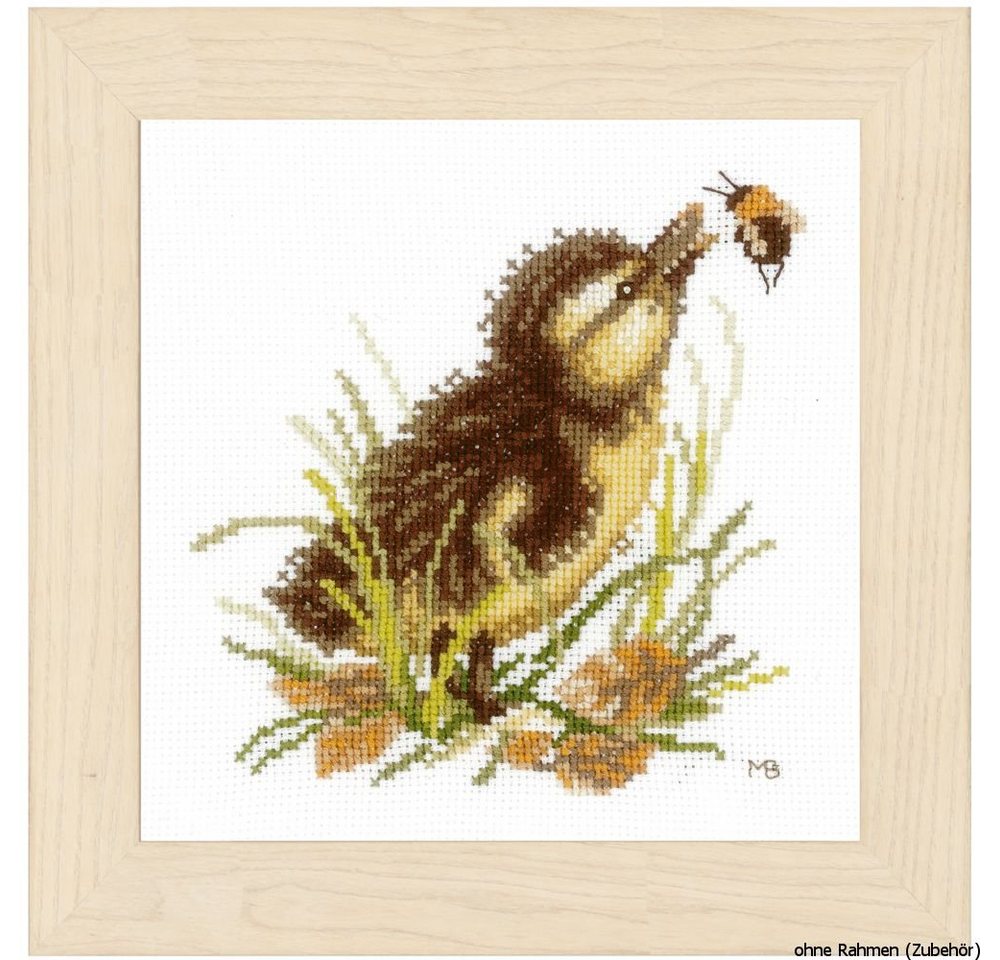 Lanarte Kreativset Lanarte Kreuzstichset "Entenküken III", (embroidery kit by Marussia)