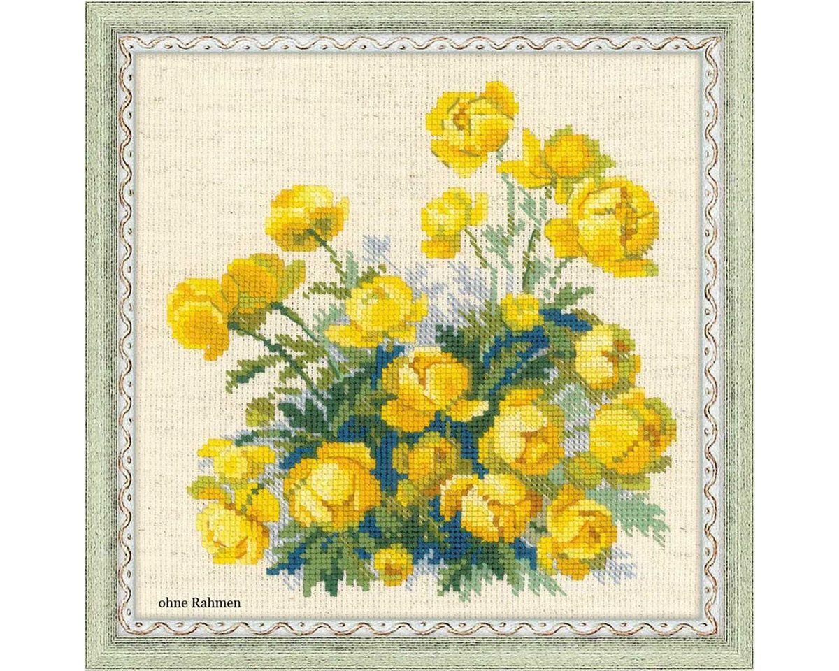 Riolis Kreativset Riolis Stickbildset Kreuzstich "Trollblume", Zählmuster, (embroidery kit by Marussia)