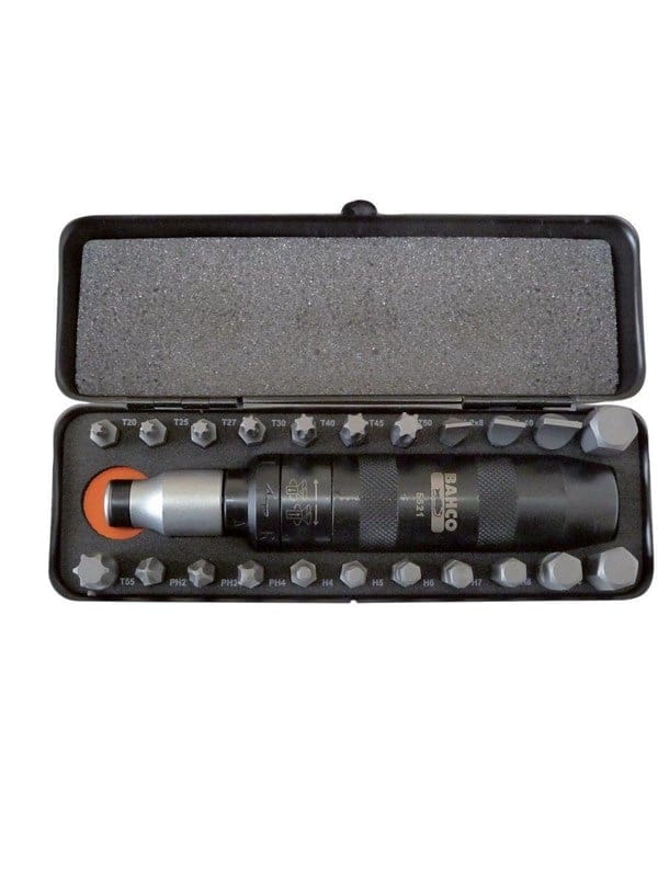 1/4-Schlagschraubendreher-Satz für Phillips- und TORX-Schrauben 45 mm x 70 mm x 197 mm - 23-tlg. - Bahco