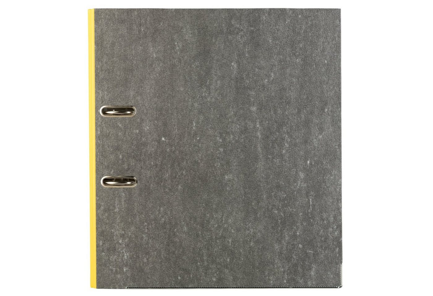 Idena Aktenordner Idena 303064 - Ordner für DIN A4, 8 cm breit, Wolkenmarmor, gelb, 1 Bild 2