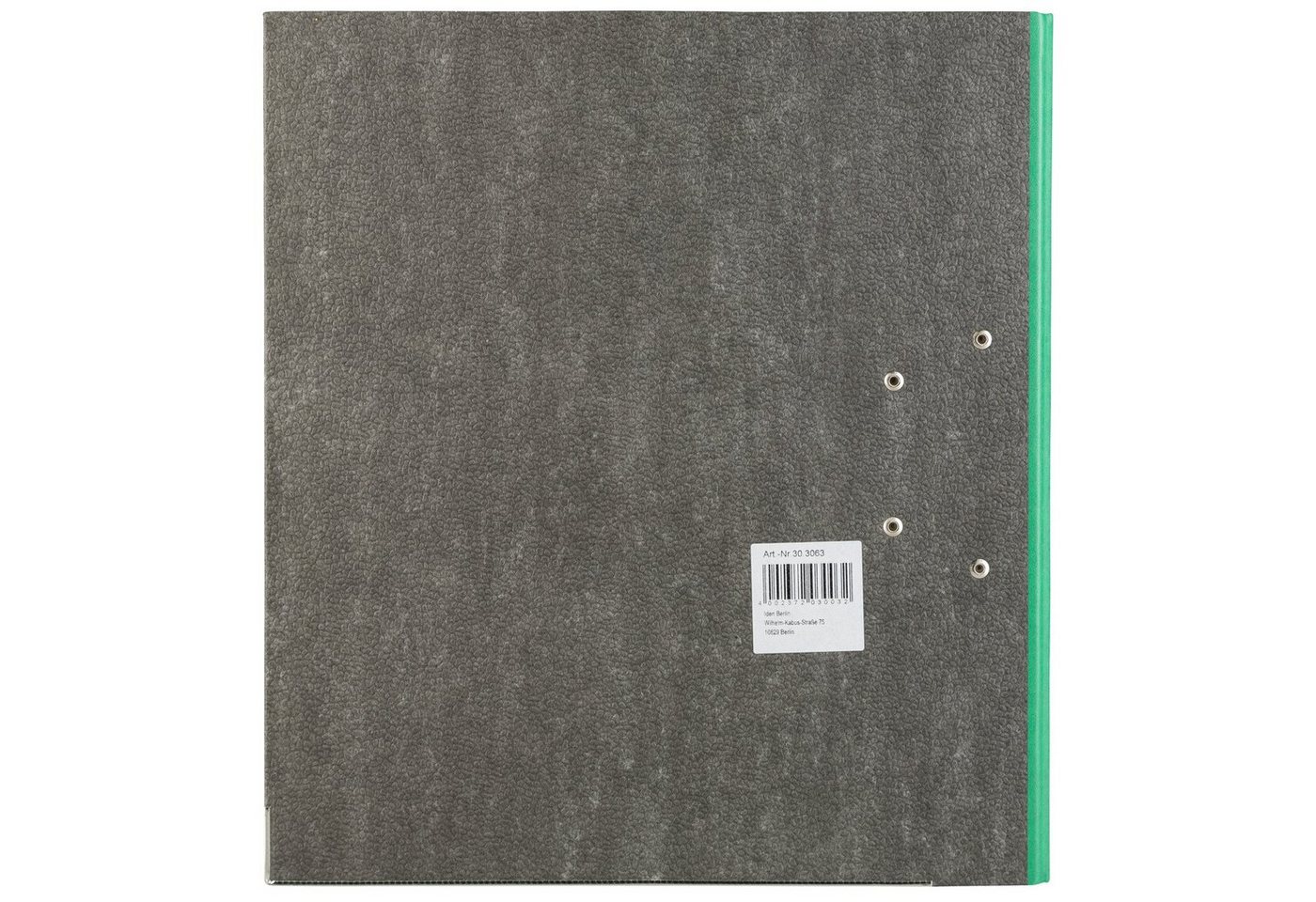 Idena Aktenordner Idena 303063 - Ordner für DIN A4, 8 cm breit, Wolkenmarmor, grün, 1 Bild 3