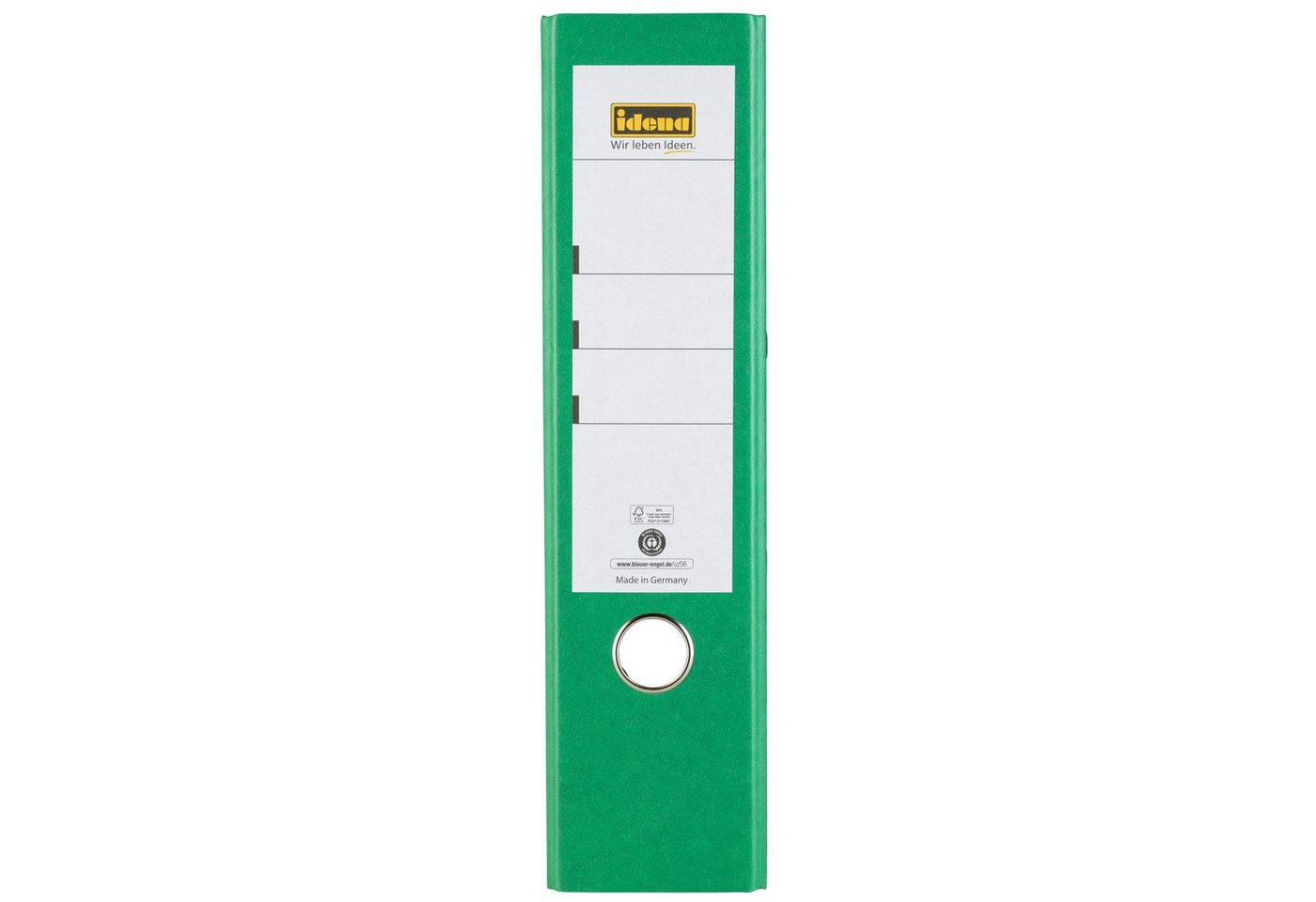 Idena Aktenordner Idena 303063 - Ordner für DIN A4, 8 cm breit, Wolkenmarmor, grün, 1 Bild 5