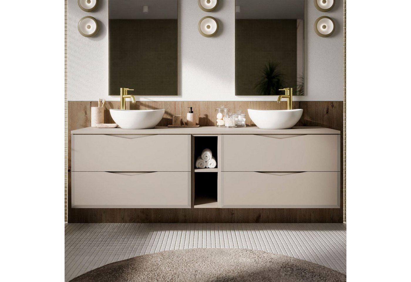 Lookway Badmöbel-Set MIRA III 140 cm, 140x50x46 cm Bild 2