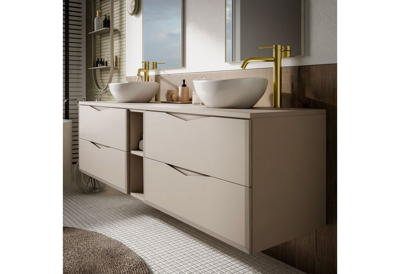 Lookway Badmöbel-Set MIRA III 140 cm, 140x50x46 cm Bild 5