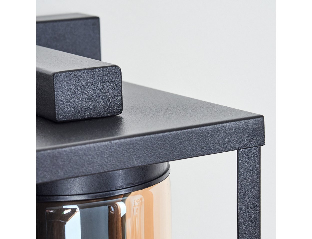 hofstein Außen-Wandleuchte Außenleuchte mit Bewegungsmelder aus Metall/Glas in Schwarz, ohne Leuchtmittel, Wechselglas in Klar, Wandlampe, 1x E27, ohne Leuchtmittel, IP44 Bild 2