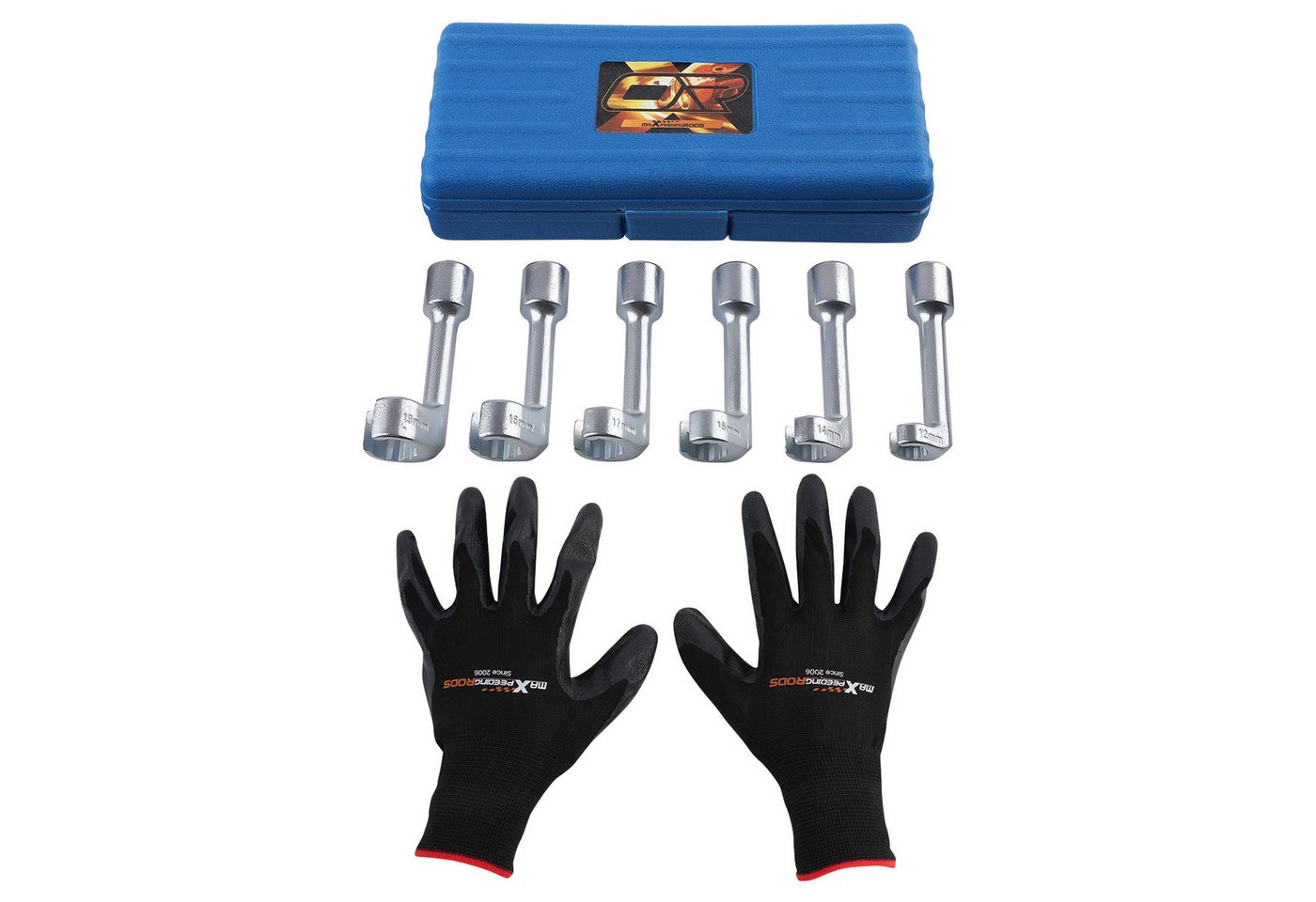 maXpeedingrods Werkzeugset, Einspritz Leitungsschlüssel-Satz Offener 1/2 Zoll Antrieb 12 17 19mm