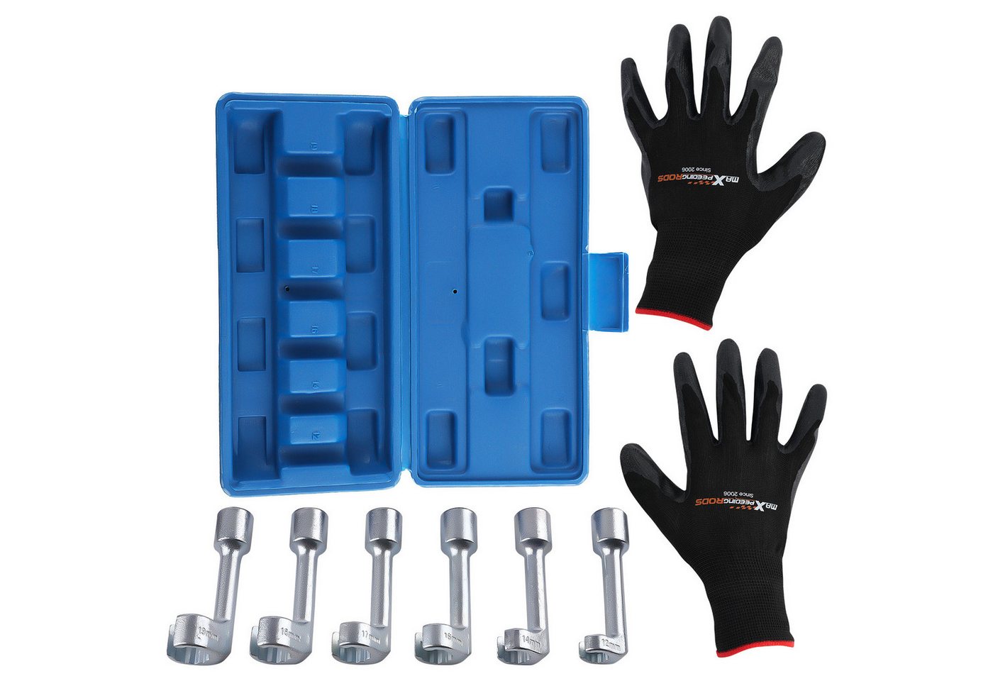 maXpeedingrods Werkzeugset, Einspritz Leitungsschlüssel-Satz Offener 1/2 Zoll Antrieb 12 17 19mm Bild 2