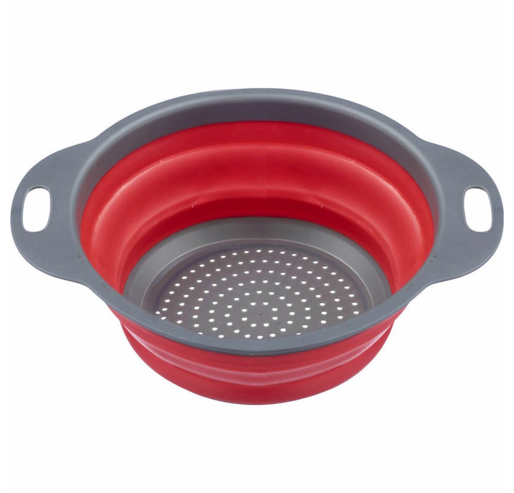 WESTMARK Seiher Faltbar, Ø 22 cm, Kunststoff, Anthrazit/Rot, PP, TPE Bild 4