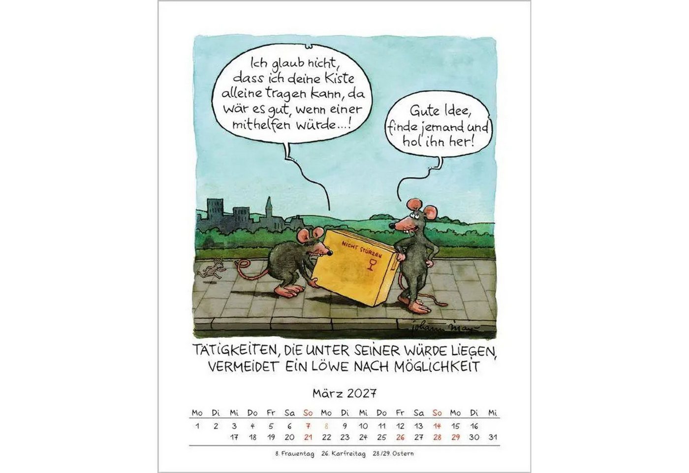 Korsch Verlag Wandkalender Löwe 2027 Bild 5