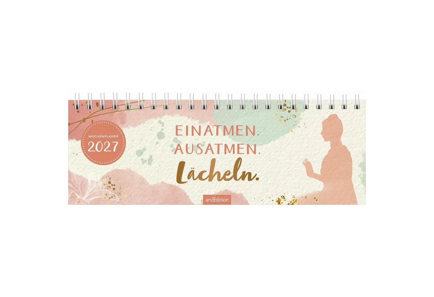Ars Edition Tischkalender Tischkalender Einatmen. Ausatmen. Lächeln. 2027 Bild 4