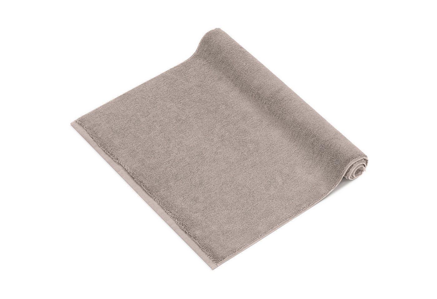 herzbach home Badematte Pura 50x70 cm, Baumwolle, Rechteckig, 1200g/m², Premium-Qualität, 100% Baumwolle, mit Logo Stickerei Bild 2
