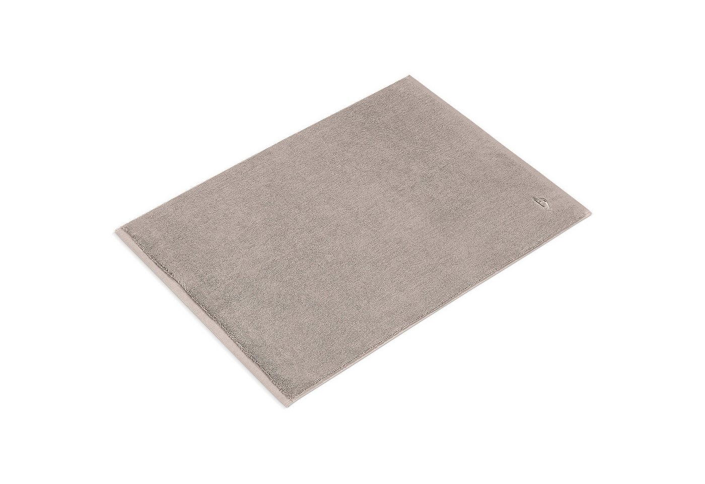 herzbach home Badematte Pura 50x70 cm, Baumwolle, Rechteckig, 1200g/m², Premium-Qualität, 100% Baumwolle, mit Logo Stickerei Bild 5